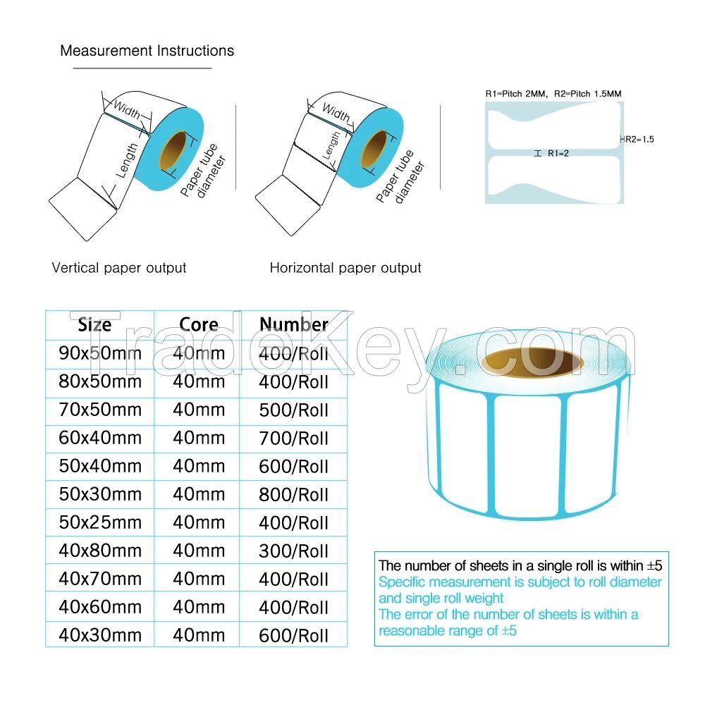 4x6 shipping label a6 thermal sticker paper thermal printer label paper