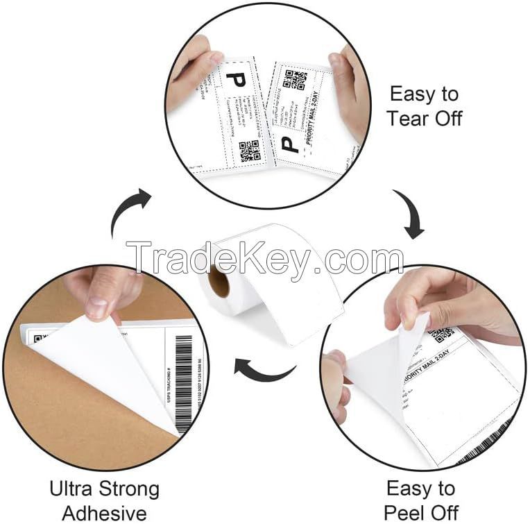 High Quality Self Adhesive Label Paper Shipping Label 4x6 Direct Thermal Paper Label