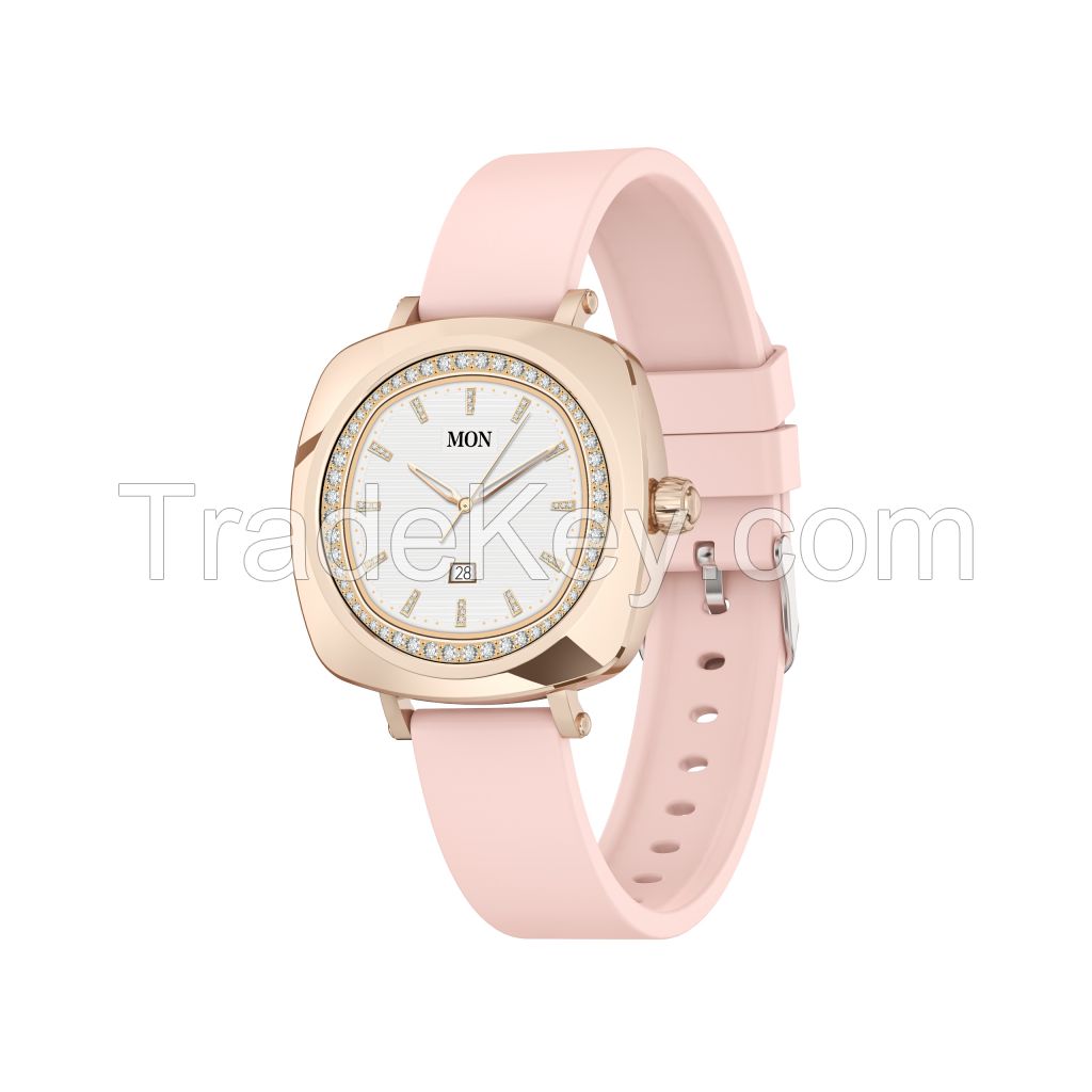 Lady Smart Watch with Bluetooth Calling  Female Physical Health