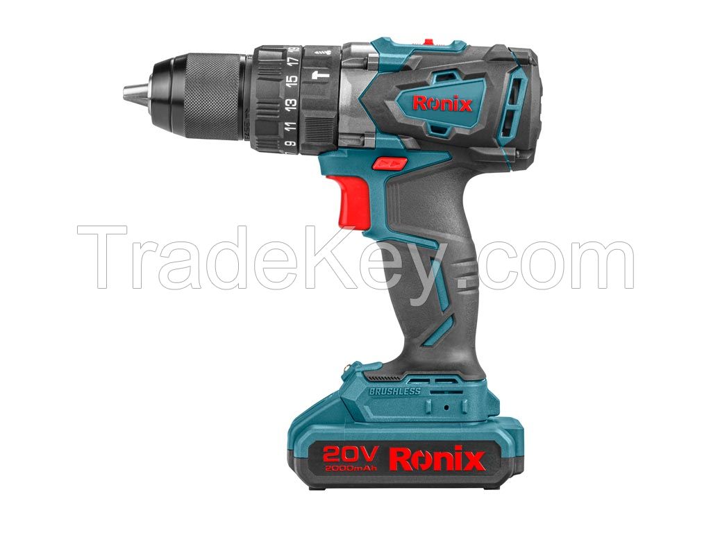 20V Brushless drill kit