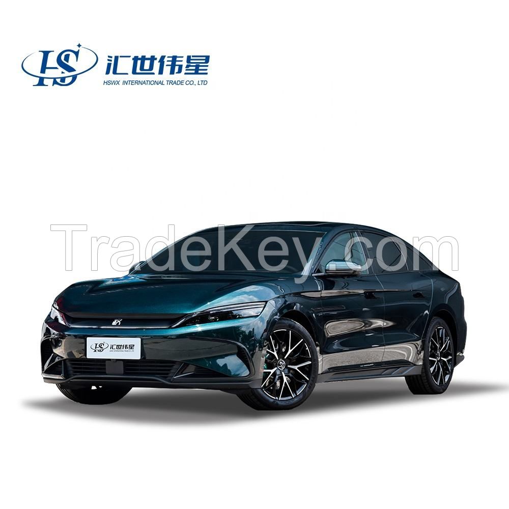 Used car EV Pure Elertic Automobile Economical Sedan Deep Blue New Design Car 2024 All New BYD Han Discount City Use on Sale