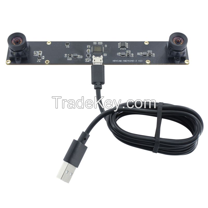 4MPixel HD Dual Lens 3D Synchronous Depth Measurement Camera Module