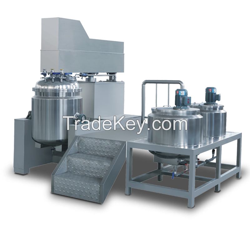 Cosmetic creams vacuum homogeneous mixer