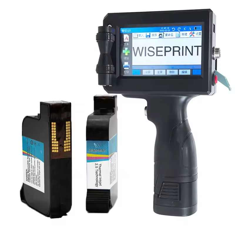 Wiseprint TIJ 2.5 handheld industrial carton box Variable data coding printer