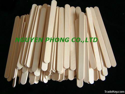 Wooden coffee stirrers