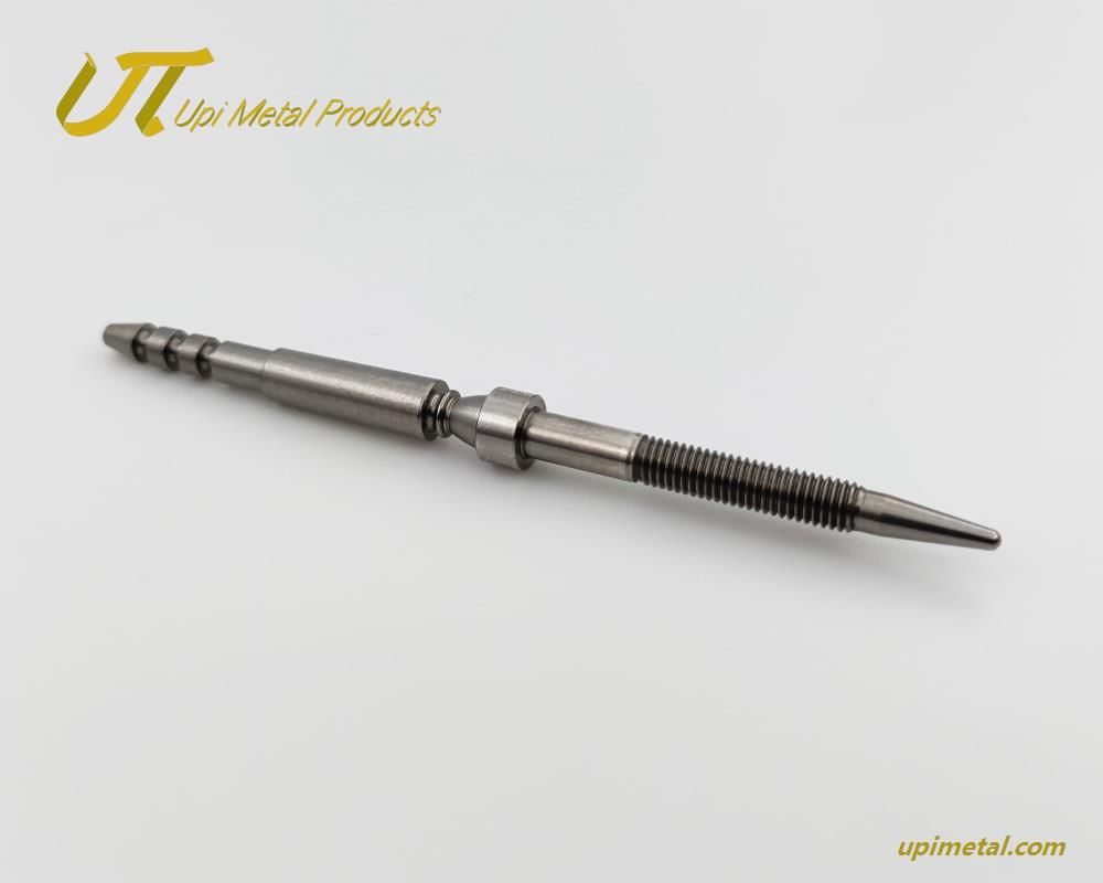 Stainless Steel Precision Transmission Screw and Swiss-Type Machined Medical Device Shafts