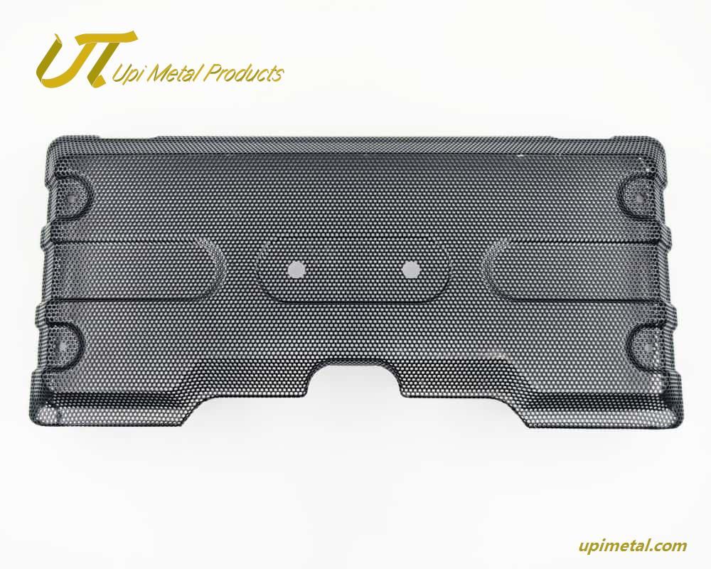 Custom Perforated Metal Speaker Grille Bending Formation mesh