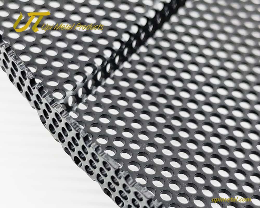 Perforated speaker grille