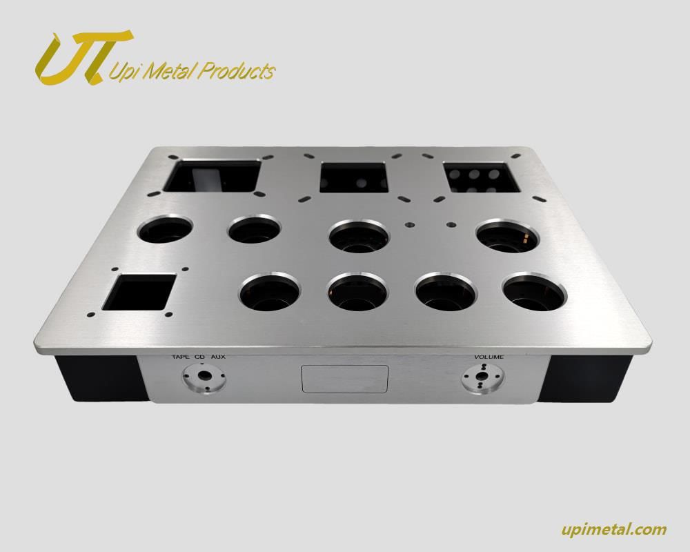 Customizable Pure Aluminum Chassis for High-Fidelity Tube Amplifiers