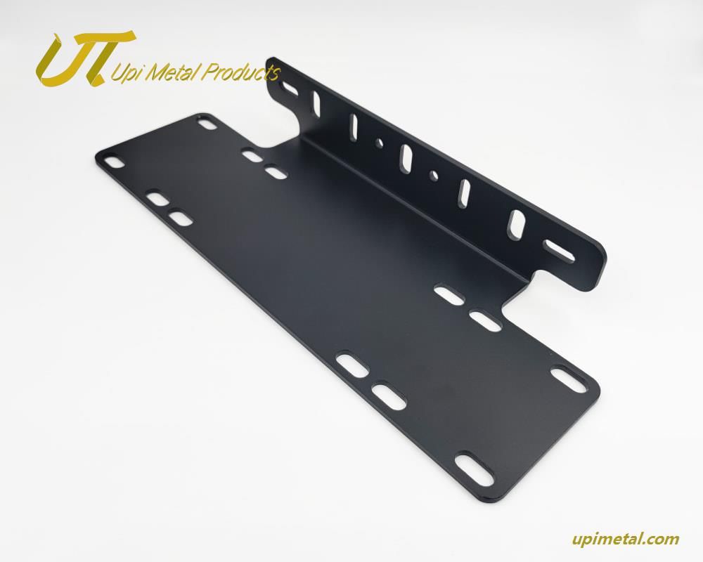 Off-road Vehicle LED Light Bar Mounting Bracket with License Plate Holder