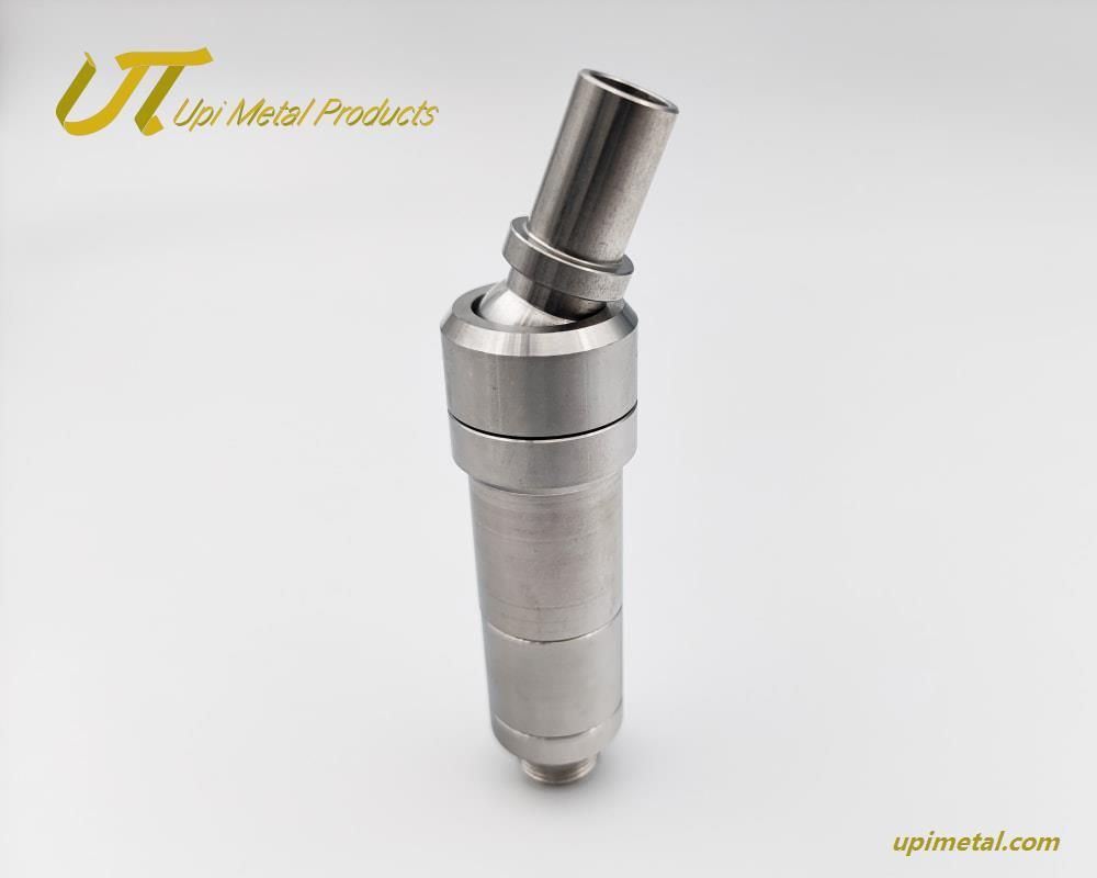 CNC Machined Stainless Steel Hookah Swivel Hose Connector