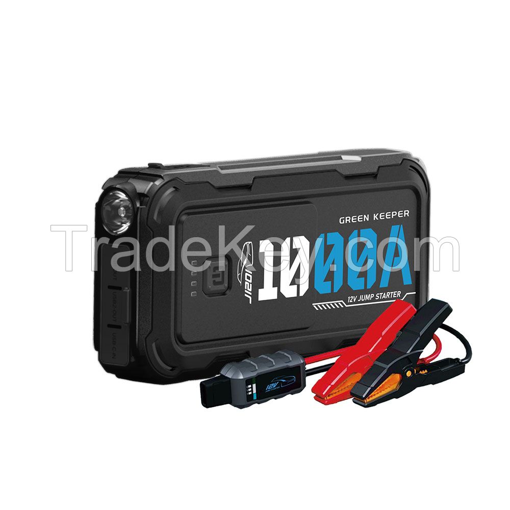 Car Portable Jumper Starter With Air Compressor 3000a Emergency Battery Booster Charger