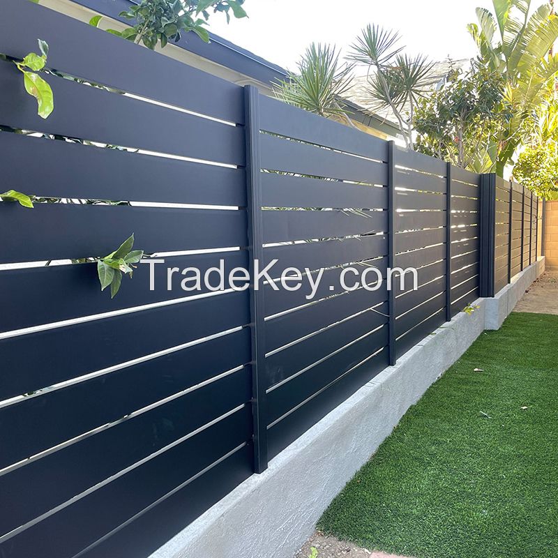 Wholesale Modern Garden Guardrail Aluminum Fence Supplier