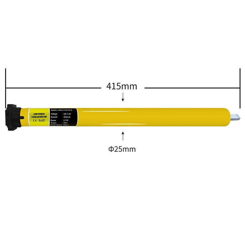 1.2 nm 25 mm Blind Tubular Motor