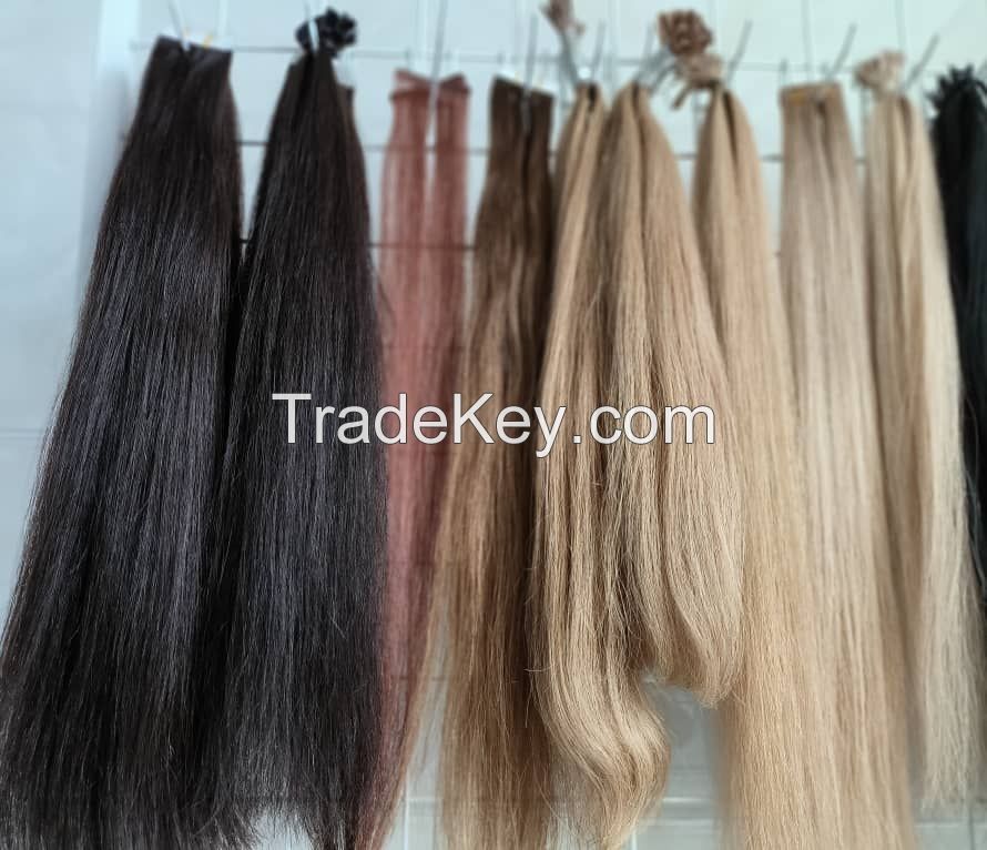 Virgin Human Hair Tape-In Extensions - Cuticle Intact Long Donor Hair, 8-30 Inch, 20 Pieces/50g, Available in 30+ Colors. Tangle-Free, Shedding-Free, Silicone-Free