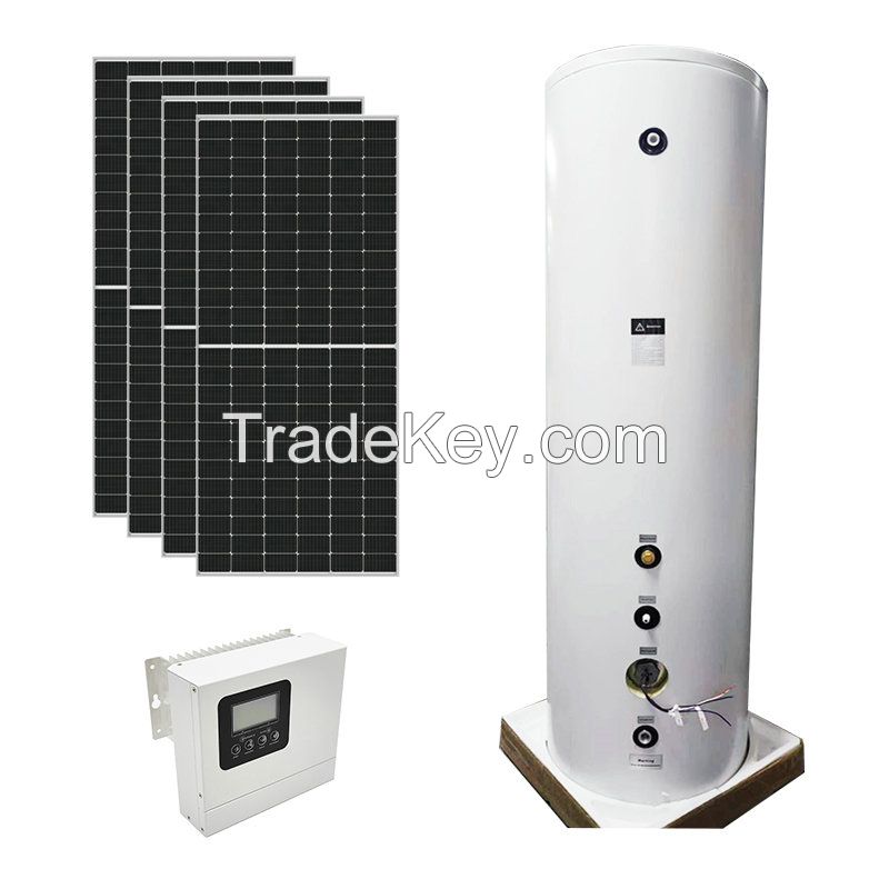 Lamsword 4000W MPPT Solar Water Heating Controller AC DC Auto Switch to Heating Load Solar Water Heater for Household Hotel School Commercial Apartment