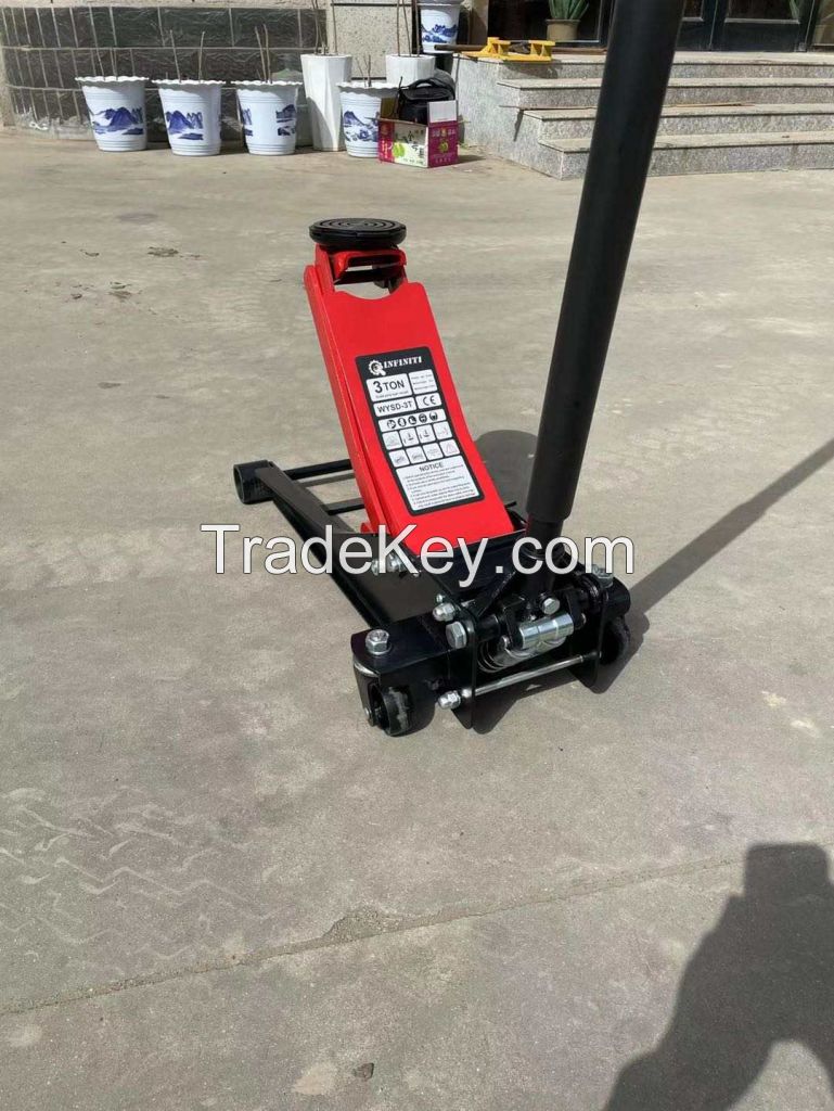 Car Lift Jack Pneumatic Hydraulic Air Jack 3T low profile dual pump durable garage floor jack