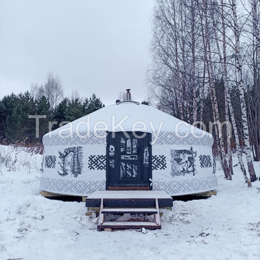 Traditional Mongolian Yurt (diameter 5 m)