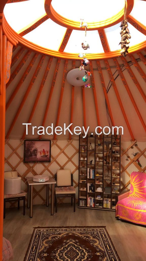 Traditional Mongolian Yurt (diameter 8 m)