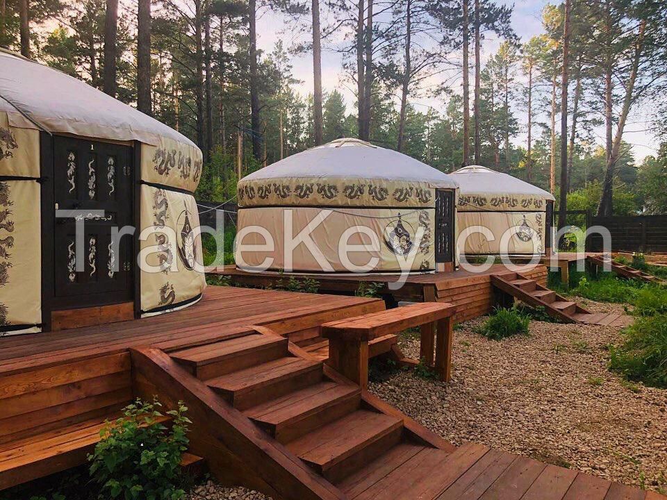 Traditional Mongolian Yurt (diameter 10 m)