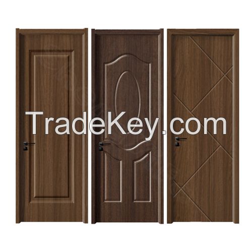 ShengYiFa 2mm thickness PVC Film Wood Plastic Composite WPC Door