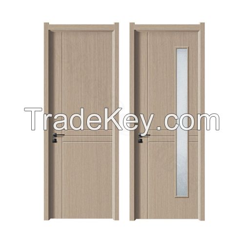 ShengYiFa 2mm thickness PVC Film Wood Plastic Composite WPC Door