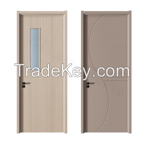 ShengYiFa 2mm thickness PVC Film Wood Plastic Composite WPC Door