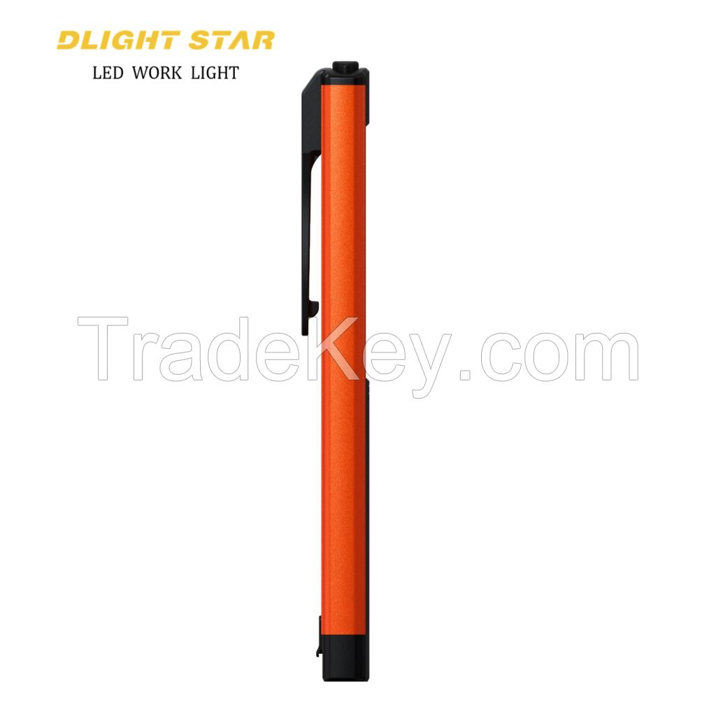 OEM Portable pocket work light rechargeable  Magnetic for checking search lighting