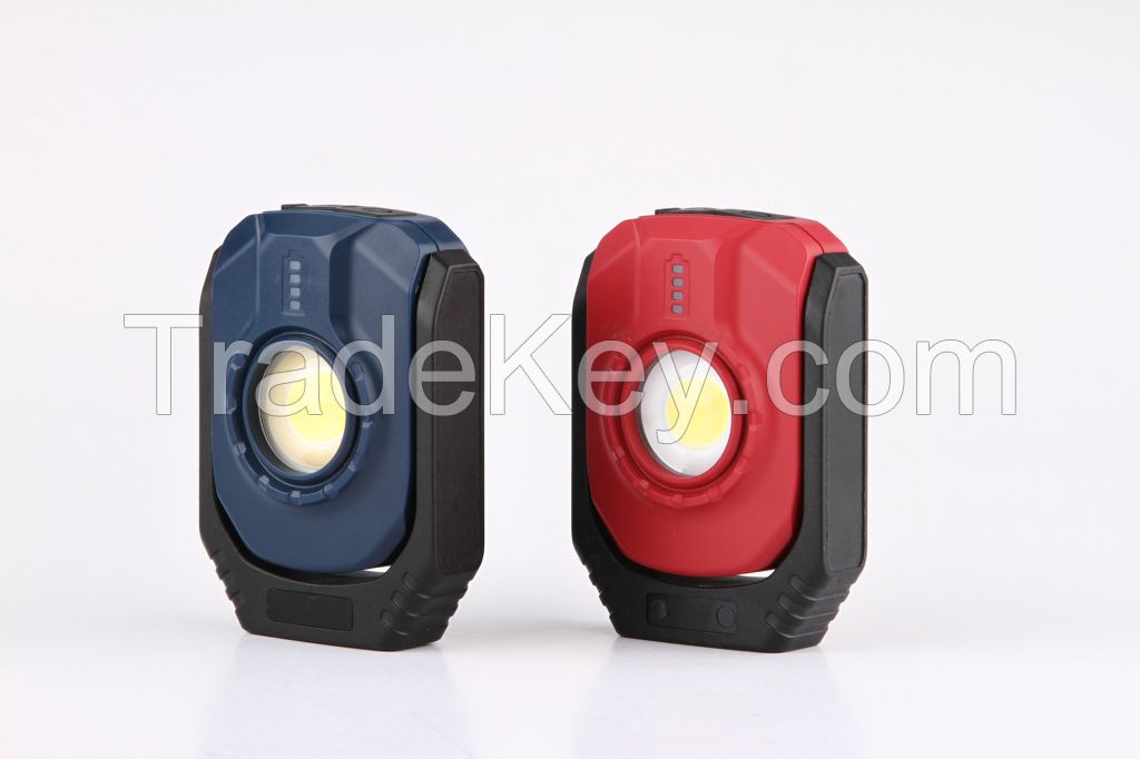 Manufacturer rechargeable pocket work light with magnetic outdoor lighting