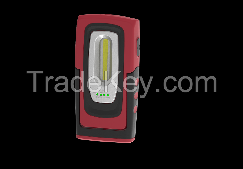 Factory price inductive charging Pocketable work light with 360ÃÂ° rotatable holder and magnet base Long battery life