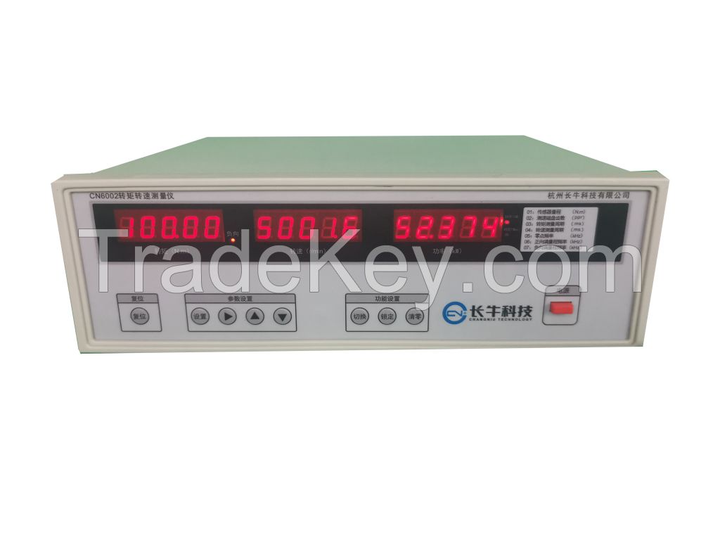 Voltage, current, power, torque, speed, frequency measuring instrument