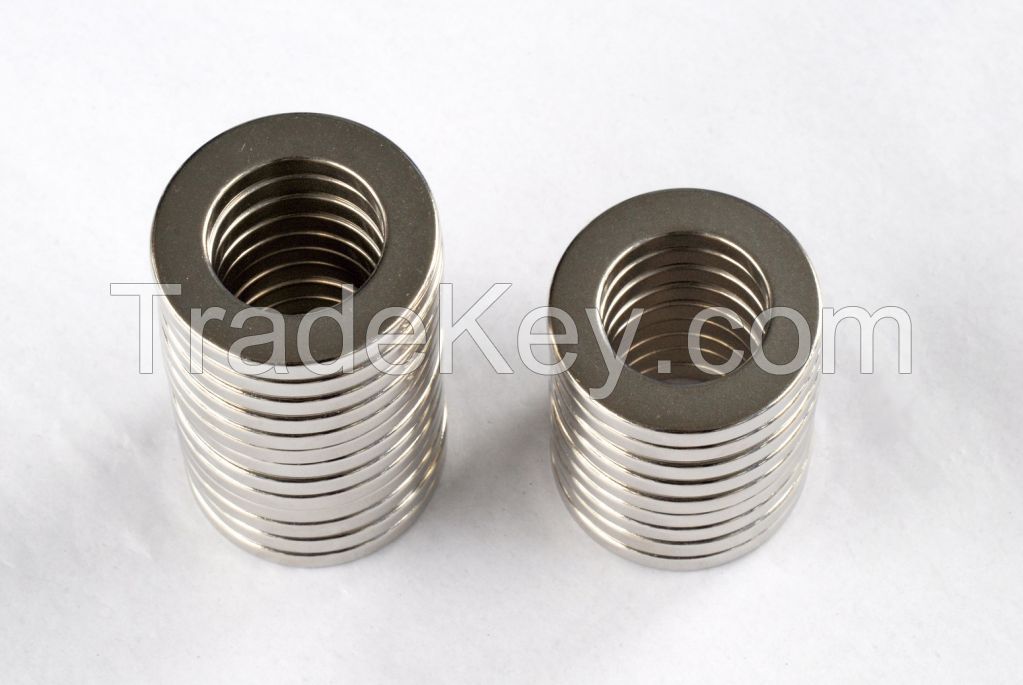 Strong Performance Various Shape Ring Permanent Neodymium Magnet