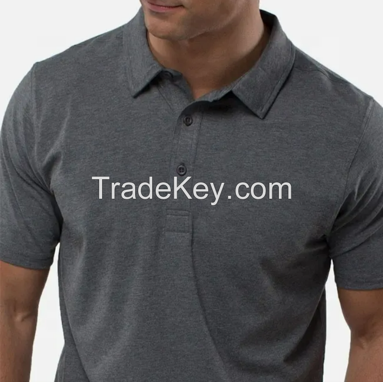 Summer Casual Cotton Short Sleeve Polo Shirts