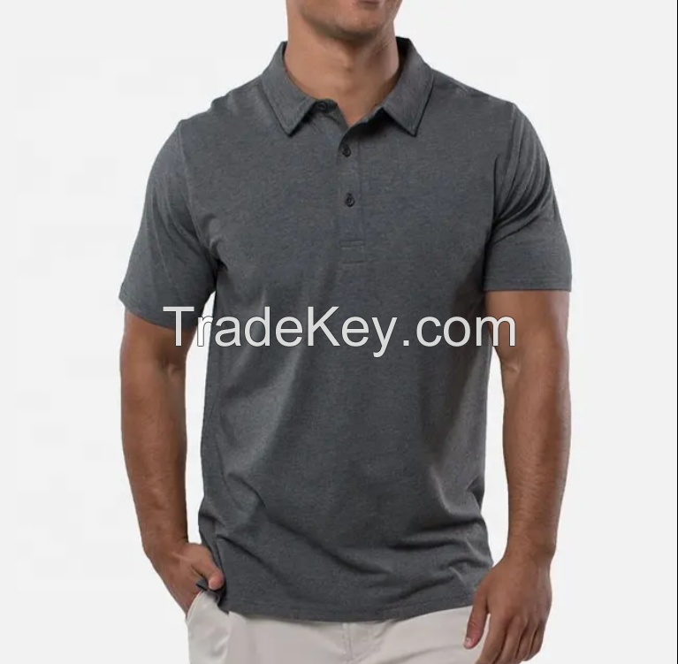 Summer Casual Cotton Short Sleeve Polo Shirts