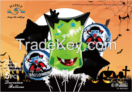 Halloween collection foil balloon combo