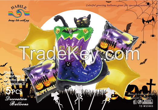 Halloween collection foil balloon combo