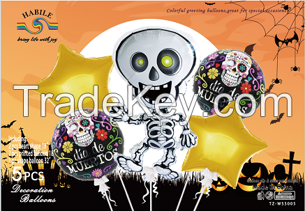 Halloween collection foil balloon combo