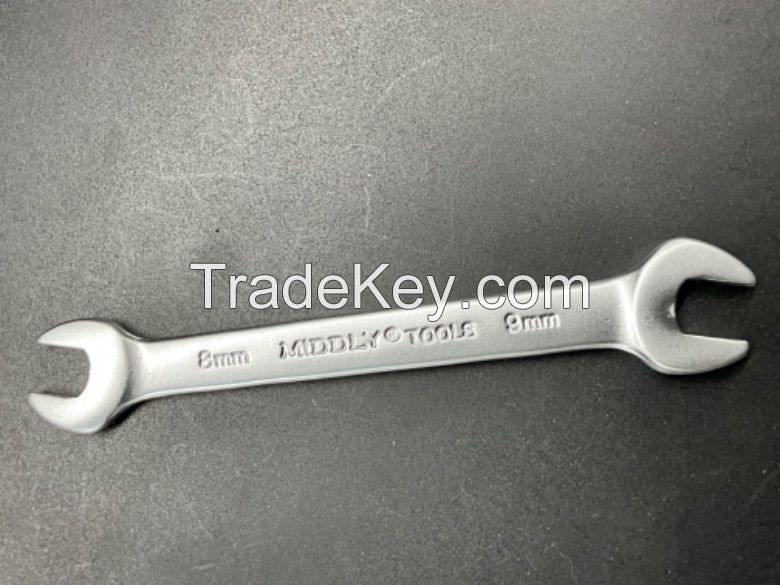 Double Open-End Wrench/Open Spanner, Matt, 8-9mm Cr-V