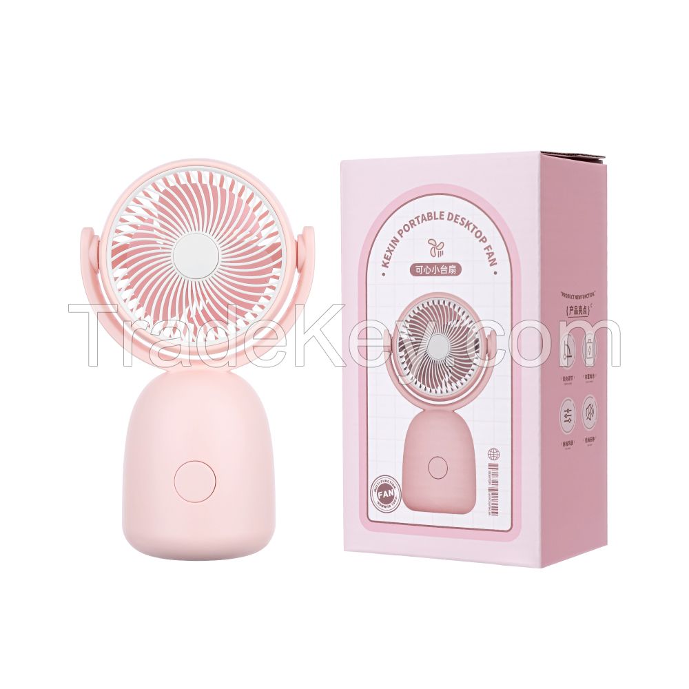 Custom Rechargeable Mini Small Fan with 2 Speeds