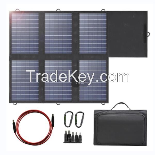  IP67 Waterproof Portable Solar Panel Foldable Charger 60W For Laptop Cellphone