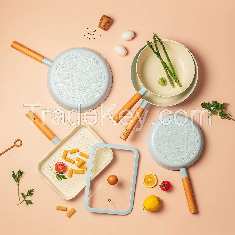 Ceramic coated cookware_Melon&amp;Soda