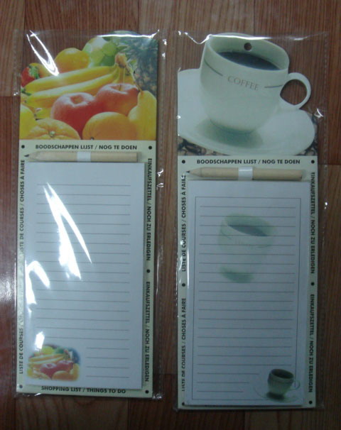 magnetic shopping list