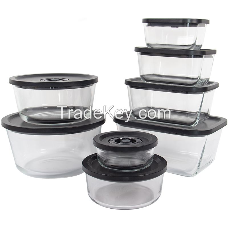 Top Quality High Borosilicate Glass Food Storage Vacuum Container