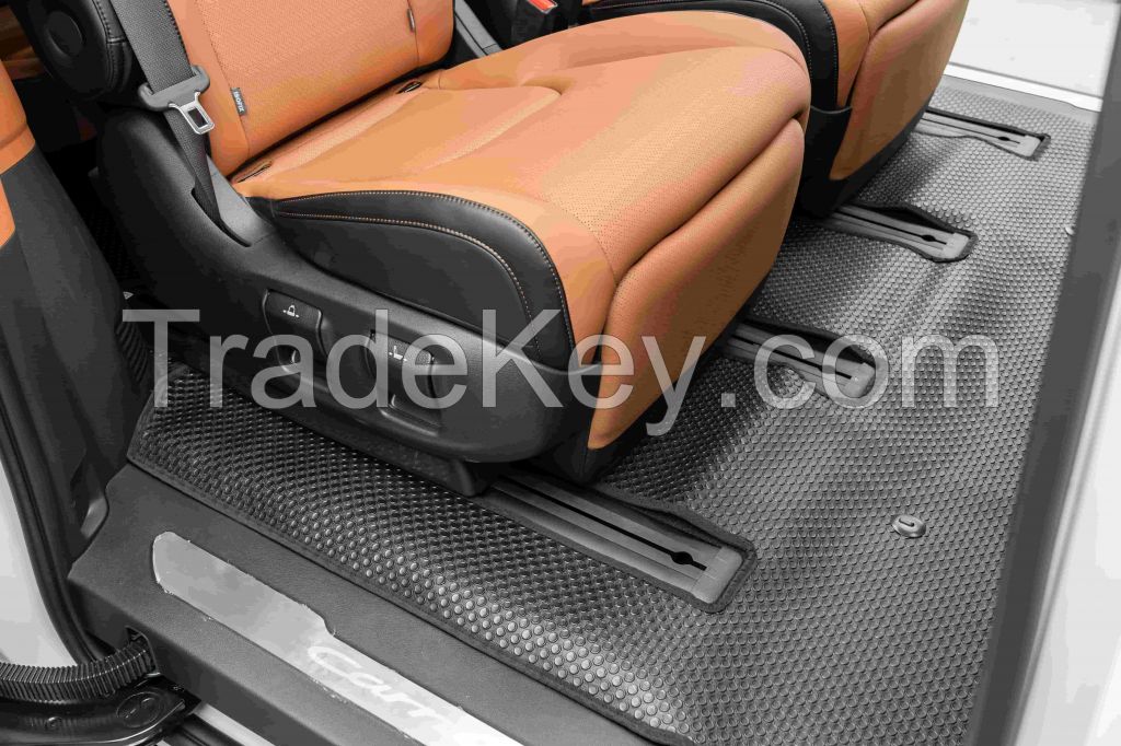 KATA Custom-fit PVC Car Floor Mats - Full set - All weather protection