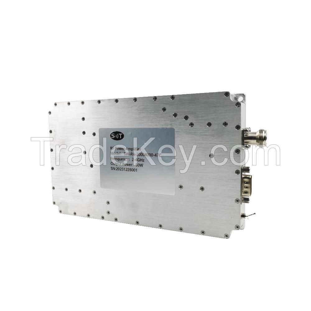 RF moduleS Band 2000-4000MHz 50W RF Power Amplifier supplier For Radar