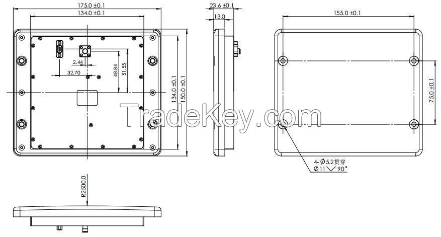 Bd2-B1, GPS-L1 and Glonass G1 Anti-Jamming Antenna for The Satellite Navigation Receiving Terminal