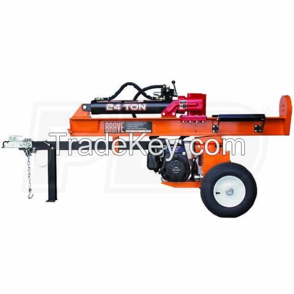 BRAVE 24-TON 160CC HONDA-POWERED HORIZONTAL / VERTICAL GAS LOG SPLITTER