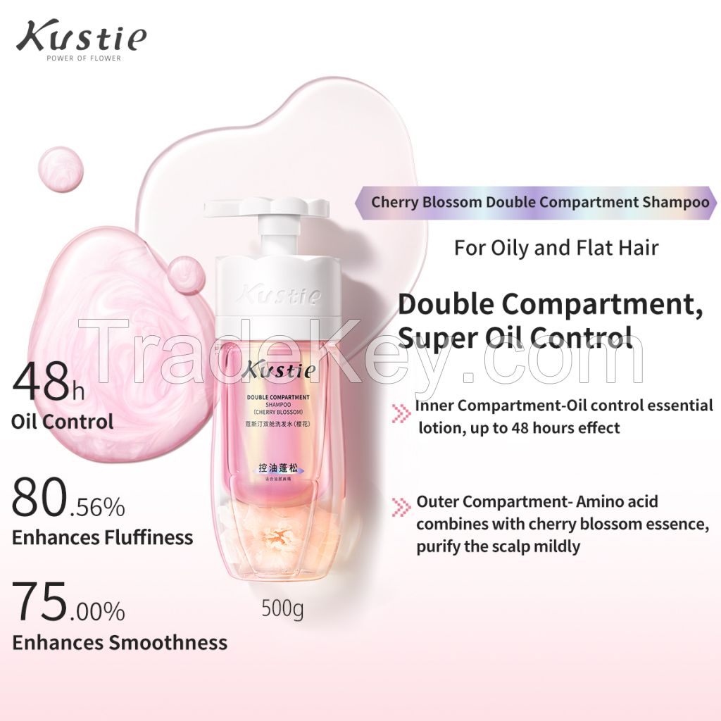 Kustie Real Flower Cherry Blossom Scalp Care Shampoo