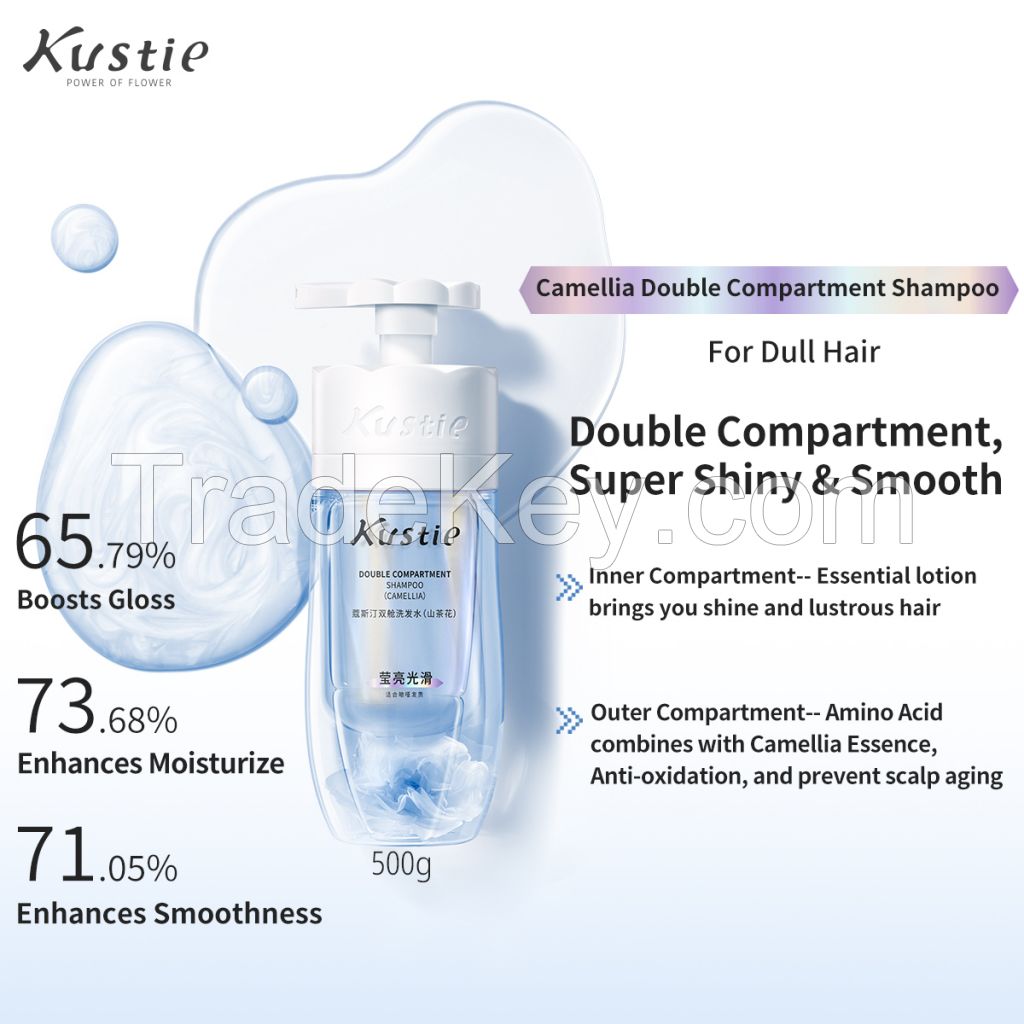 Kustie Real Flower Camellia Scalp Care Shampoo