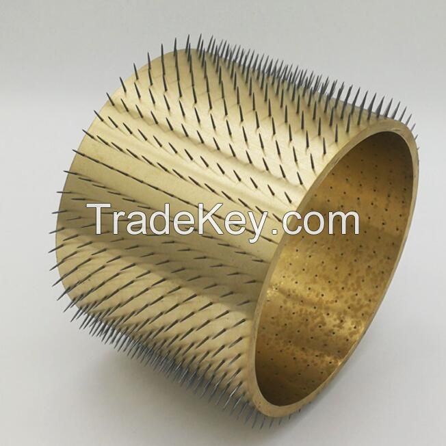 Hot needle micro perforation machine with rotary perforation roller for bopp cpp pe film